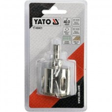 Carota diamantata 40 mm pentru placi ceramice Yato..